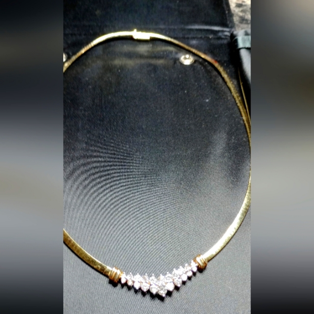 Vintage 14k with 2.75-3 carats of beautiful VVS diamonds